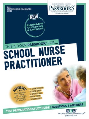 cover image of SCHOOL NURSE PRACTITIONER